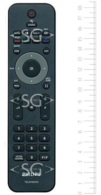 Пульт дистанционного управления для PHILIPS 2422 549 01834 /orig./